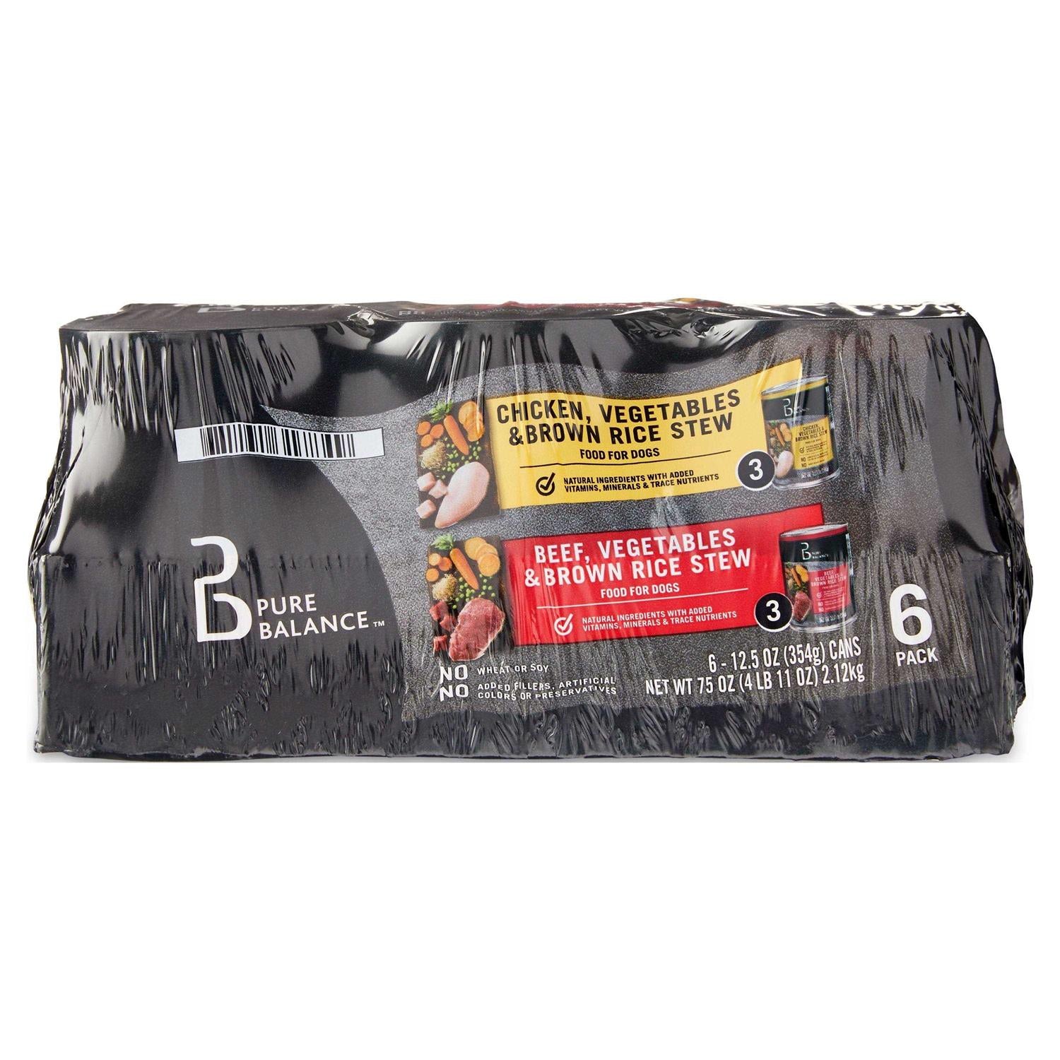 Beef Stew and Chicken Stew Wet Dog Food Variety Pack U9846