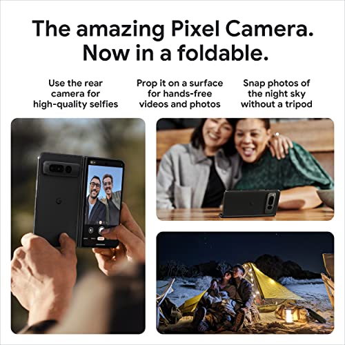 Obsidian 256 GB Foldable 5G Smartphone with Telephoto and Ultrawide Lens L99471