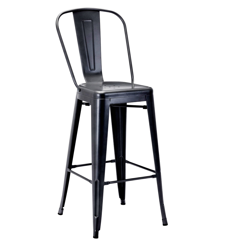 White Metal Bar Stools (Set of 4) L717