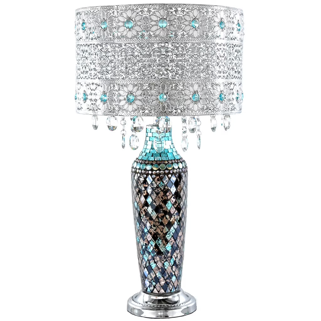 Turquoise Crystal Table Lamp K629276