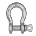 Alloy Screw Pin Anchor Shackle 1 inch 12.5 Ton Working Load Limit Forged Steel Hot-Dip Galvanized H5275