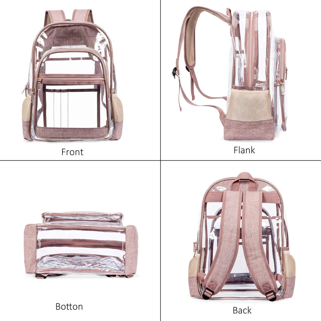 Clear Backpack Transparent Plastic Bookbags Z690685