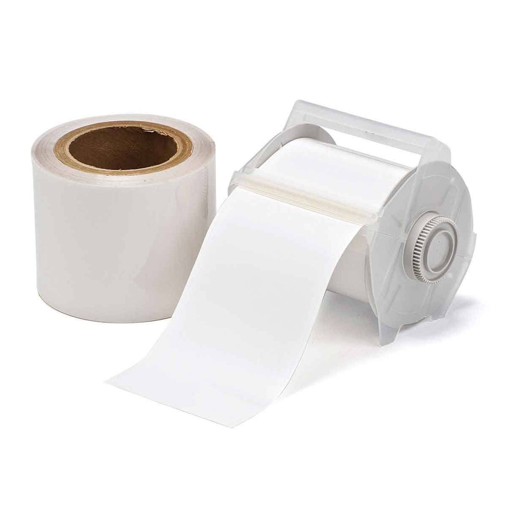 Floor Tape, White, 4 In x 100 Ft, Roll R56037