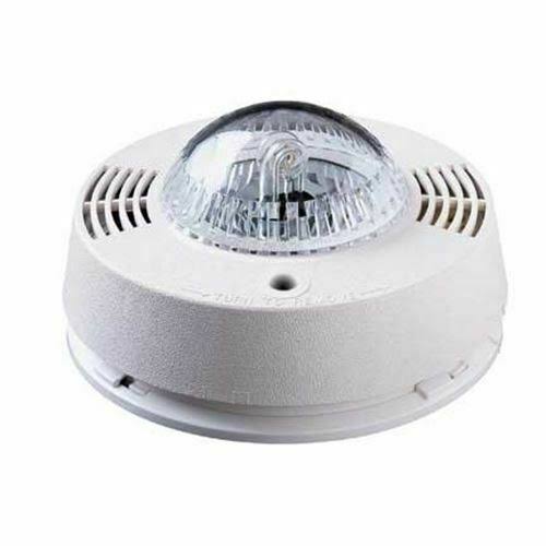 Hard Wired Smoke Carbon Monoxide Photoelectric Alarm with Strobe O15859