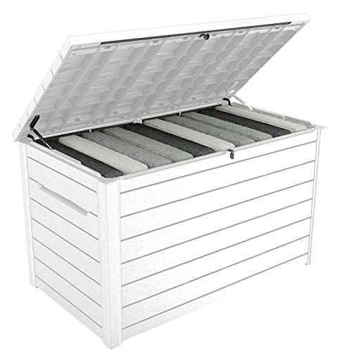 White 230 Gallon Deck Storage Box F1155
