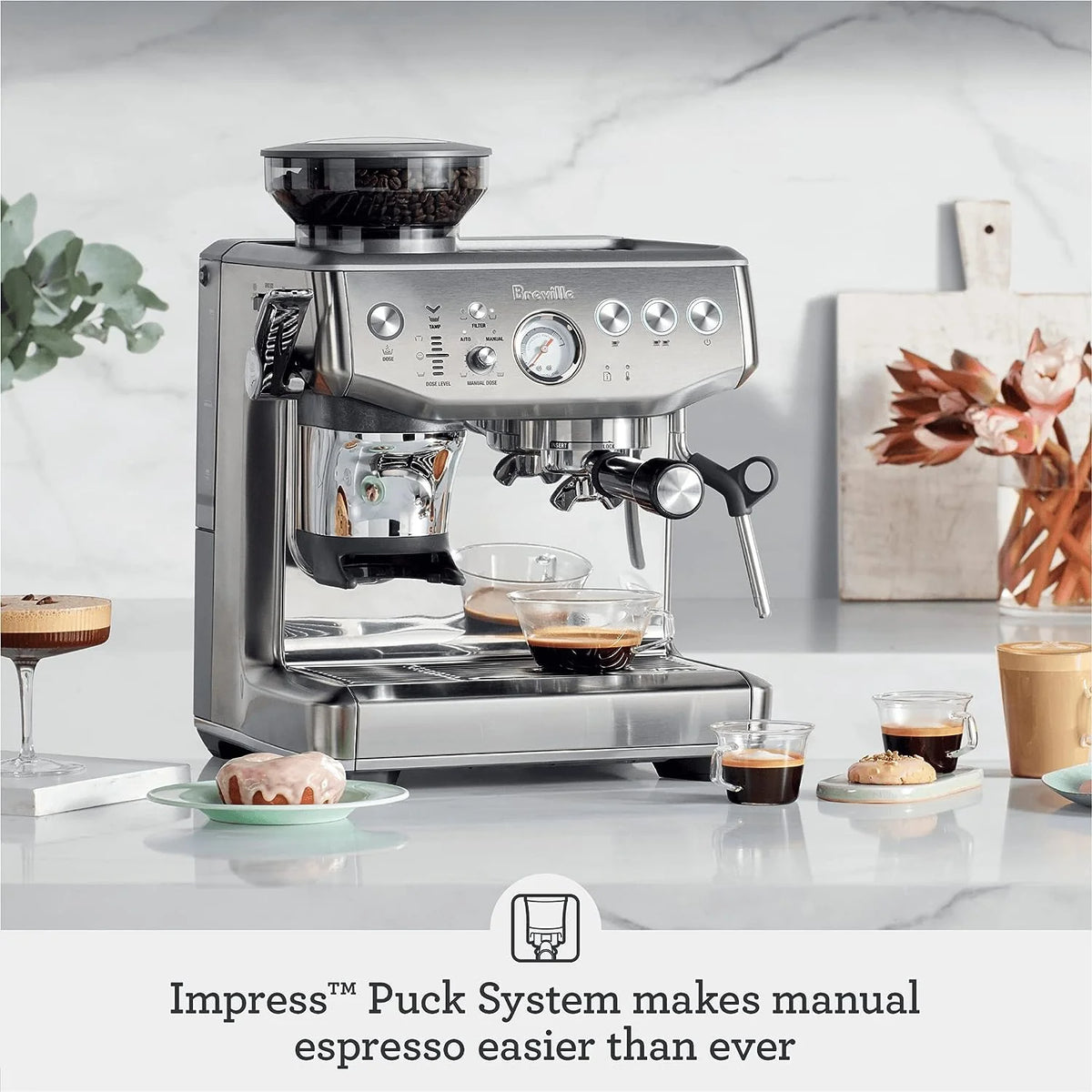 Stainless Steel Espresso Machine, 2 Liters R7012