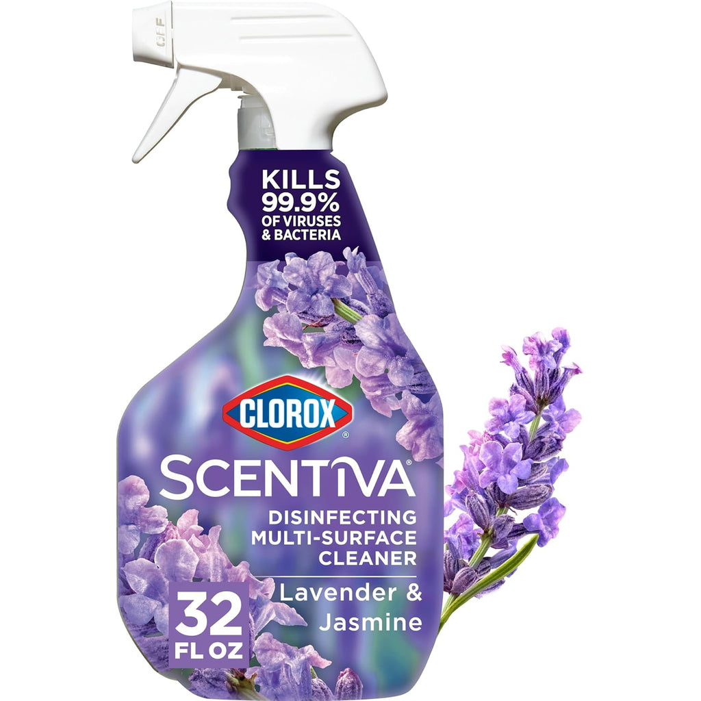 Lavender and Jasmine Disinfecting Multi-Surface Cleaner, 32 Fl Oz S5771