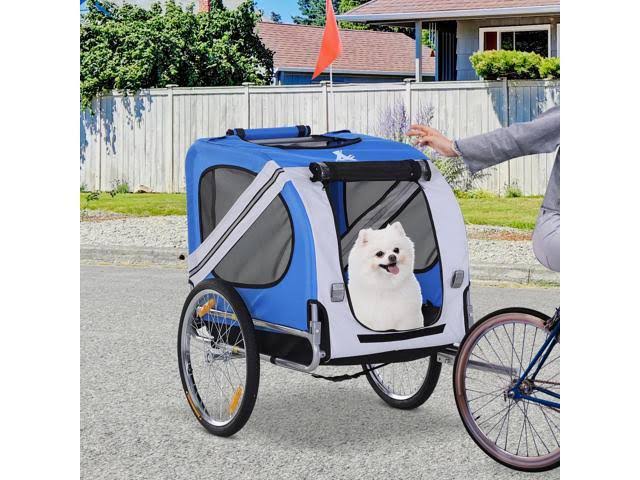 Dog Bike Trailer, Blue E397912