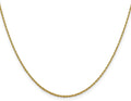 10K Yellow Gold Loose Rope Chain 16" C956