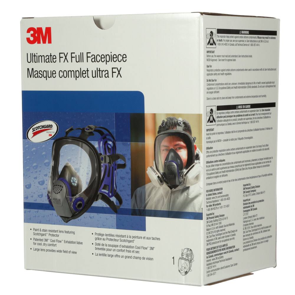 Full Facepiece Reusable Respirator Large J83357
