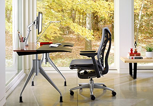 Black Balance Ergonomic Office Chair with Adjustable Arms and Carpet Casters M5647