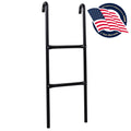 2 Step Galvanized Steel Trampoline Climbing Ladder M37605
