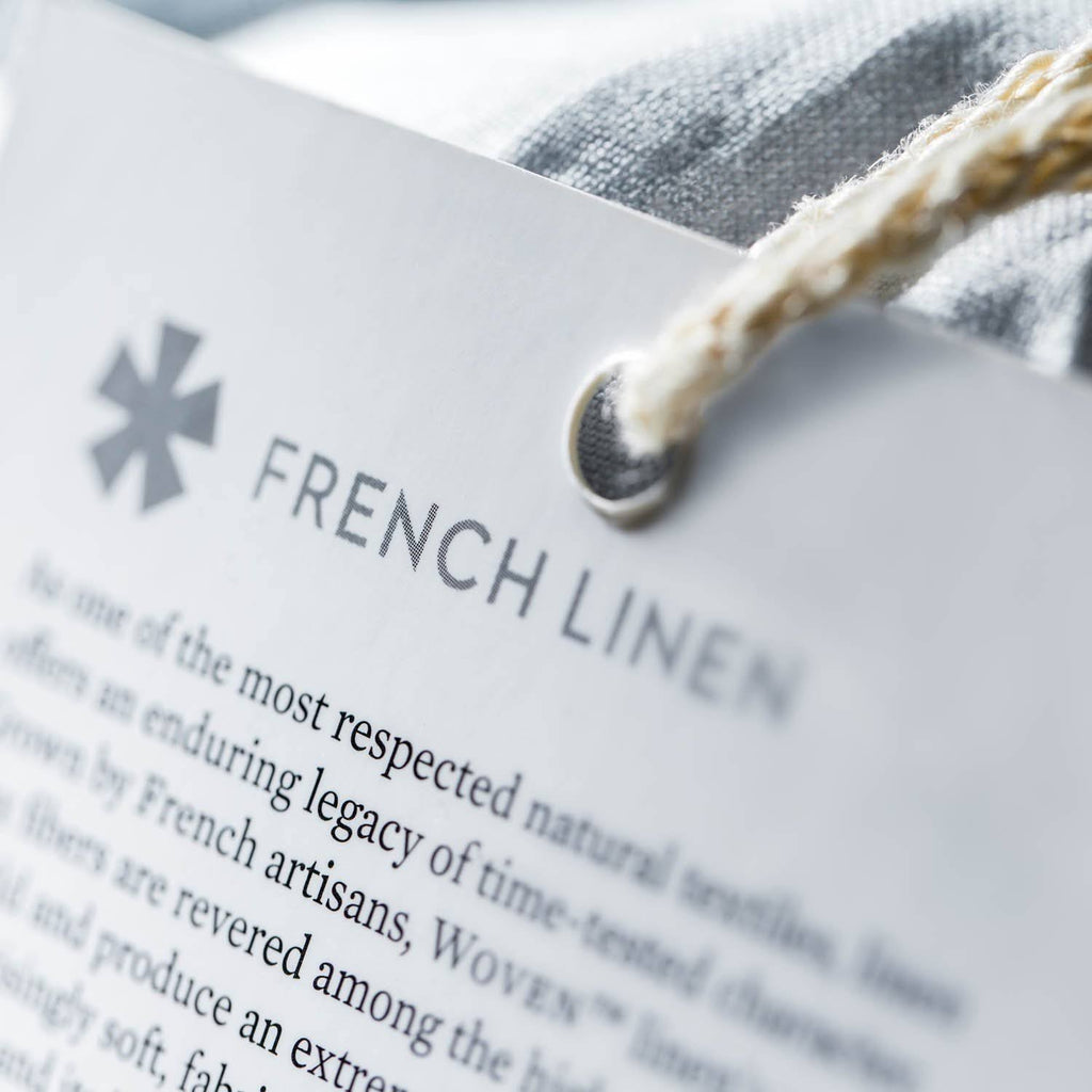 White Cal King French Linen Y124