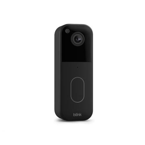 Black Video Doorbell with Sync Module Core J974