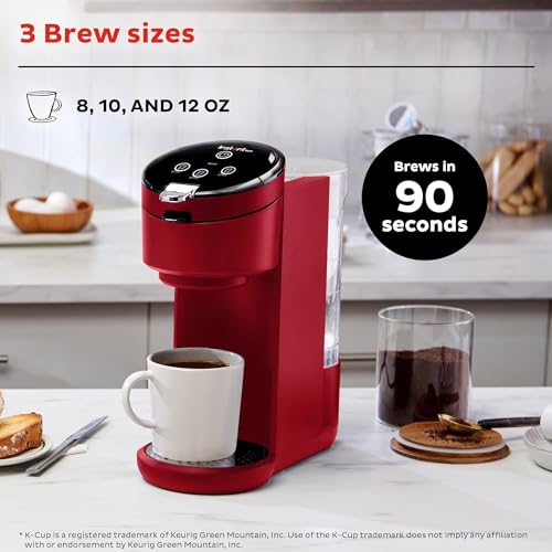 Single Serve Coffee Maker, K-Cup Pod Compatible Coffee Brewer, Black O346