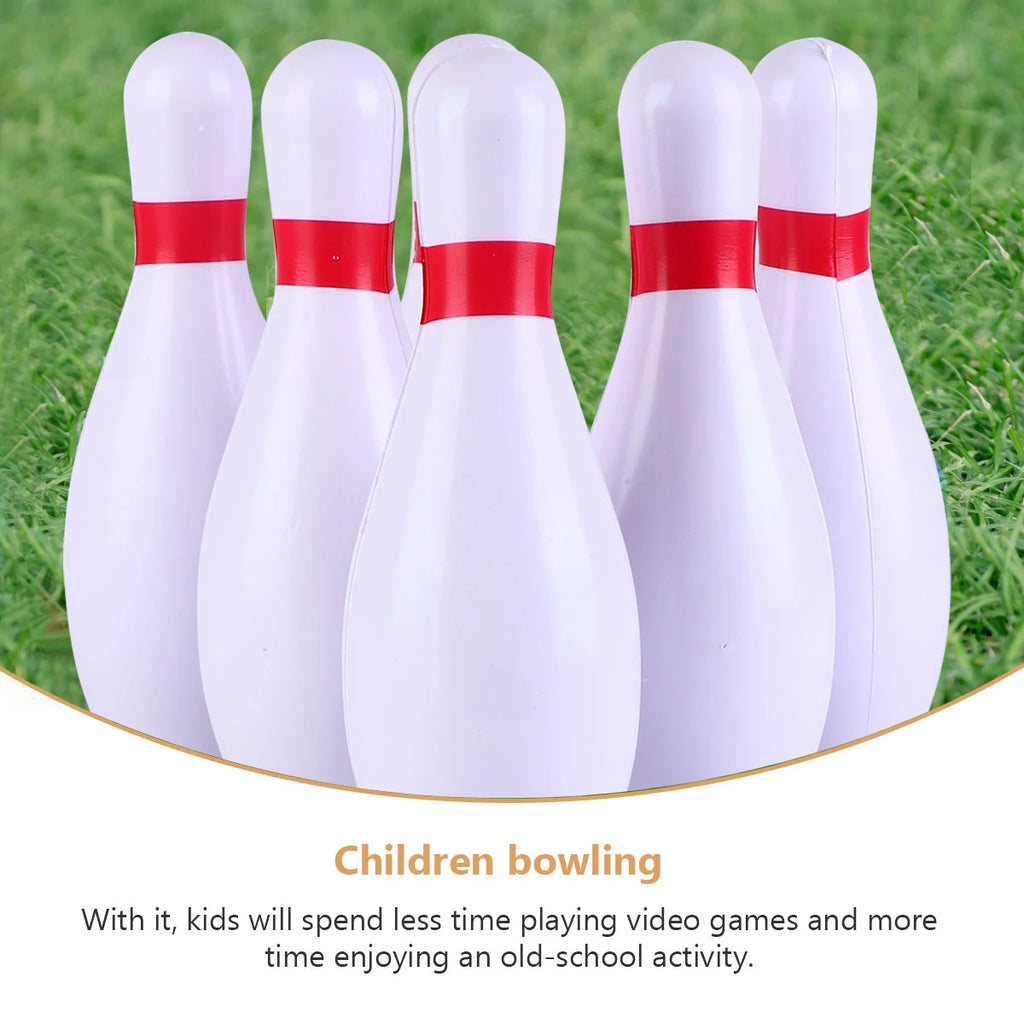 Colorful Bowling Ball Kit Indoor Outdoor Sports Toy T550