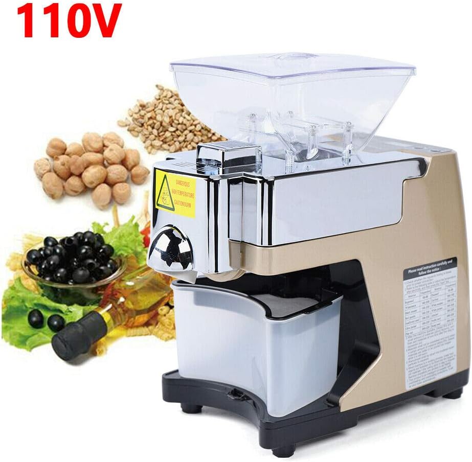 Stainless Steel 110V 450W Automatic Oil Press Machine E99252