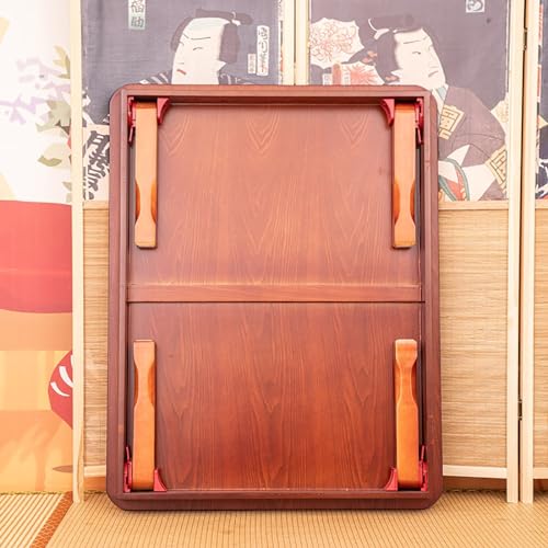 Folding Square Solid Wood Coffee Table (60cm) W534