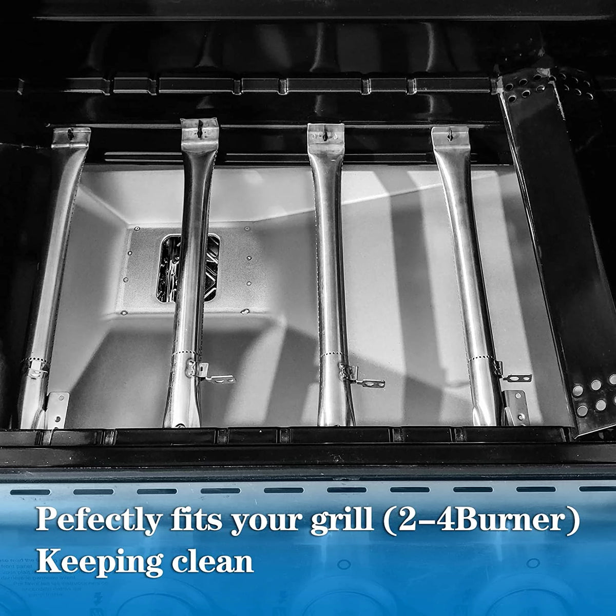 10 Pcs Aluminum Drip Tray Pan for Gas Grill Q3889