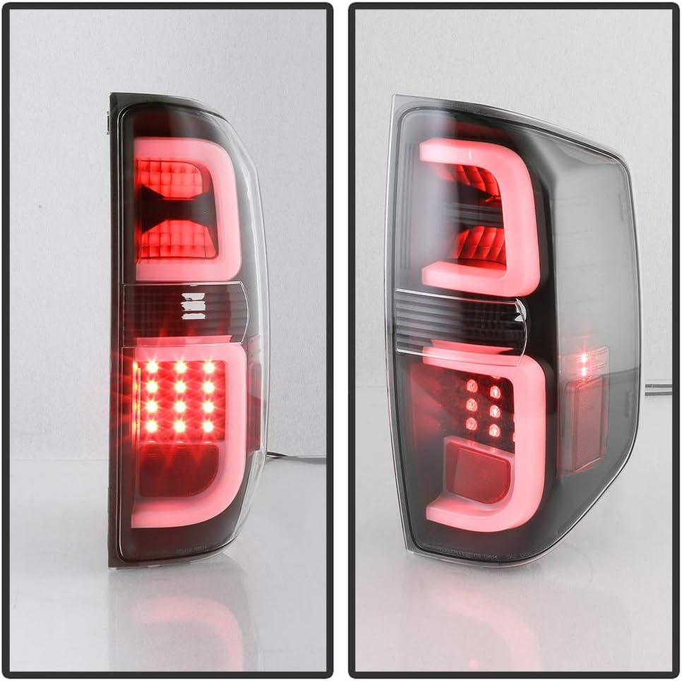 Black Edition LED Tube Tail Lights Brake Lamps Assembly Left+Right Z488384