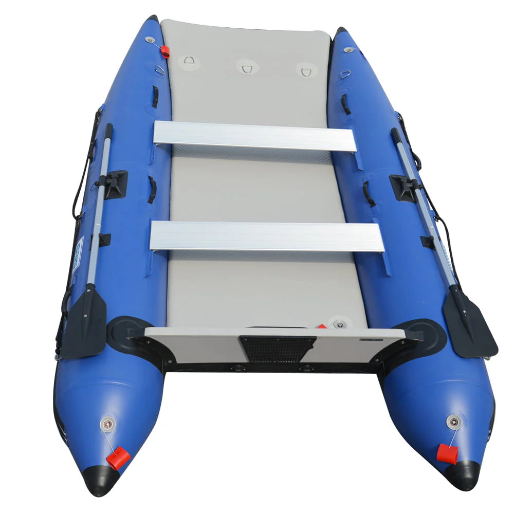 11 ft Inflatable Catamaran Boat Blue K26630