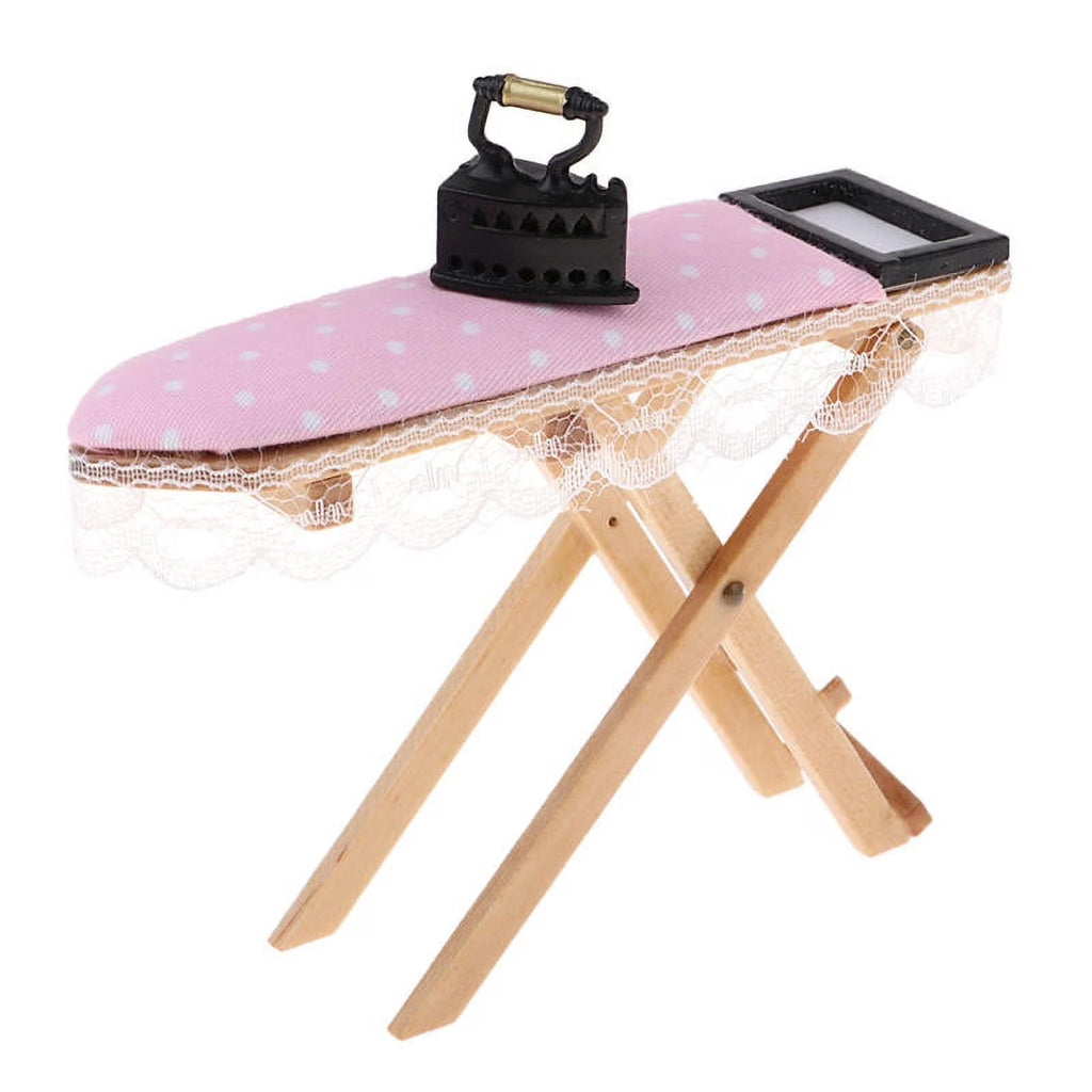 1:12 Scale Dollhouse Ironing Board Set F107361