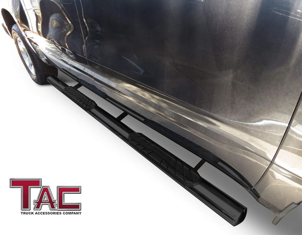 Black Oval Side Bars Nerf Bars Step Rails for Toyota Tacoma Access Cab E64989