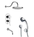Chrome Shower Tub and Shower Trim Package D763710