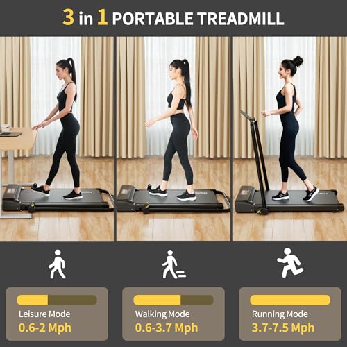3 in 1 Foldable Treadmill with Remote Control A388202