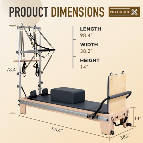 Pilates Reformer Machine with Reformer Box and Jump Board X378225