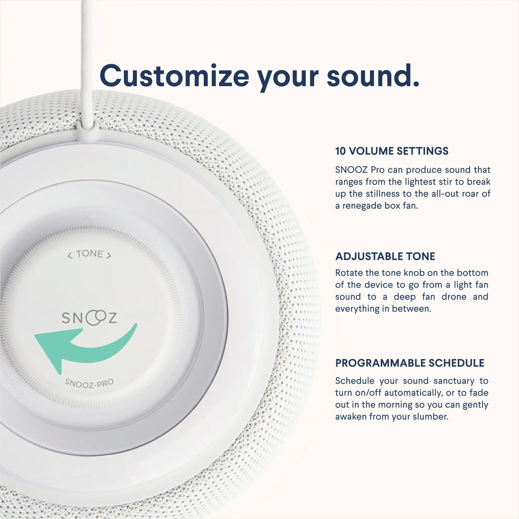Smart White Noise Machine with Real Fan A37669