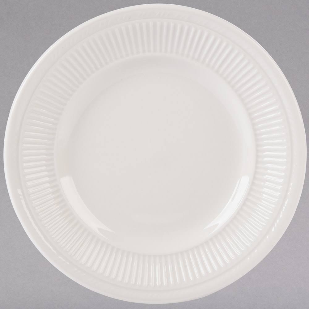White Embossed Plate N9675