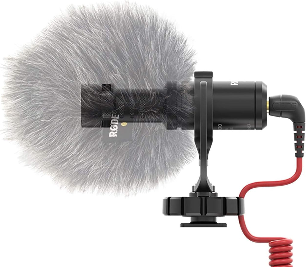 Compact On-Camera Microphone with Shock Mount Q99405
