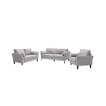 Linen Fabric Sofa Loveseat Chair Set X4662