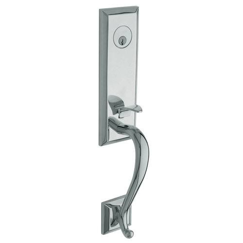 Satin Brass & Black Classic Lever Handleset W9111
