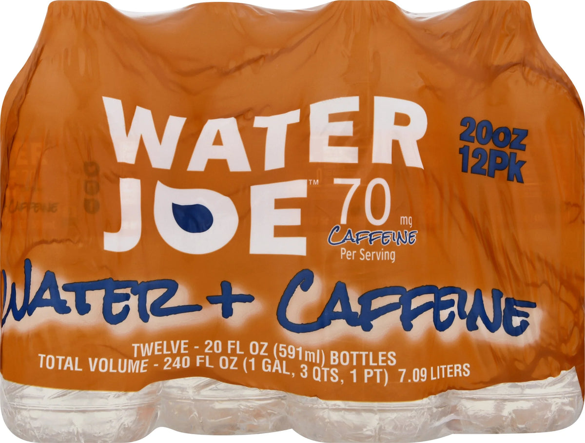 Caffeinated Water 12 Pack 20 Oz Bottles 70mg Caffeine Sugar Free S243