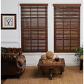 56 x 72 in Cordless Faux Wood Blind N53490