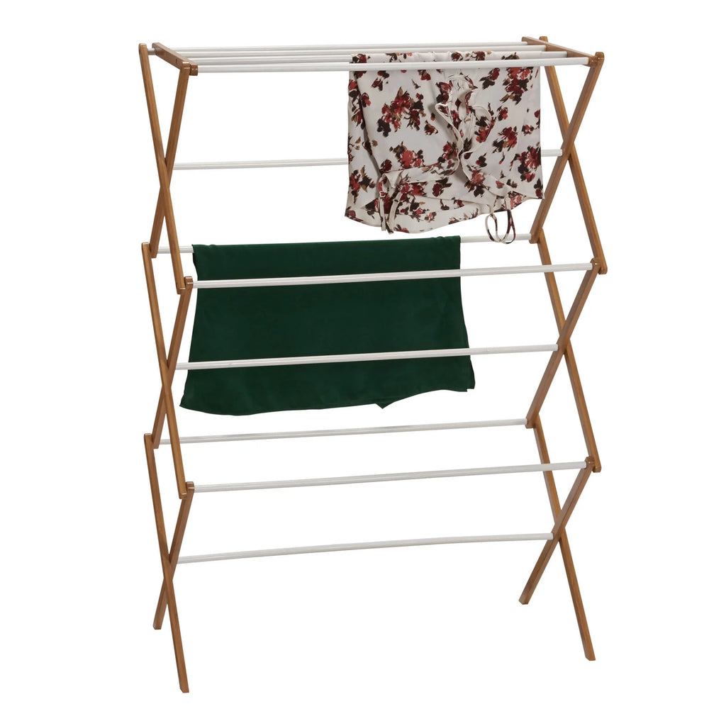 Collapsible Bamboo Clothes Drying Rack S40942