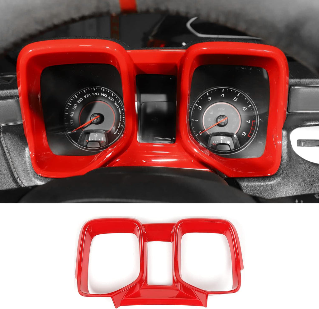 Carbon Fiber Grain Dashboard Cover Trim Kit Pack of 2 A583843