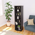Black Spinning Tower Storage Cabinet S220722