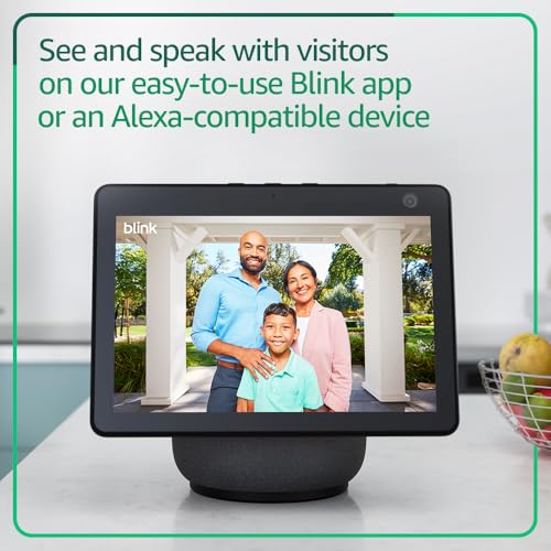 Black Video Doorbell with Sync Module Core J974