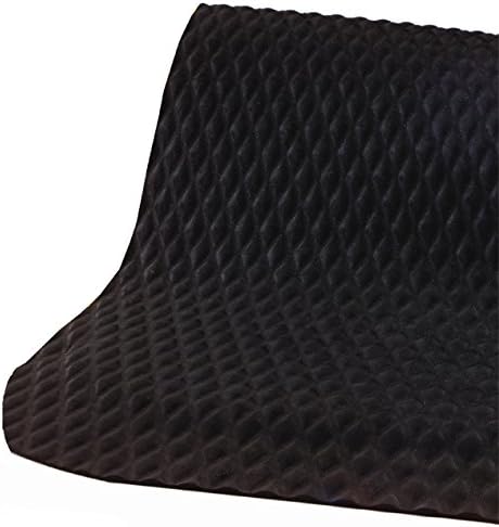 Black & Black Border 2' x 3' Anti-Fatigue Comfort Mat D175