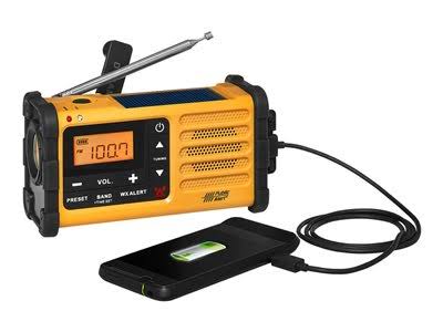 Yellow Portable Stereo Radio B662