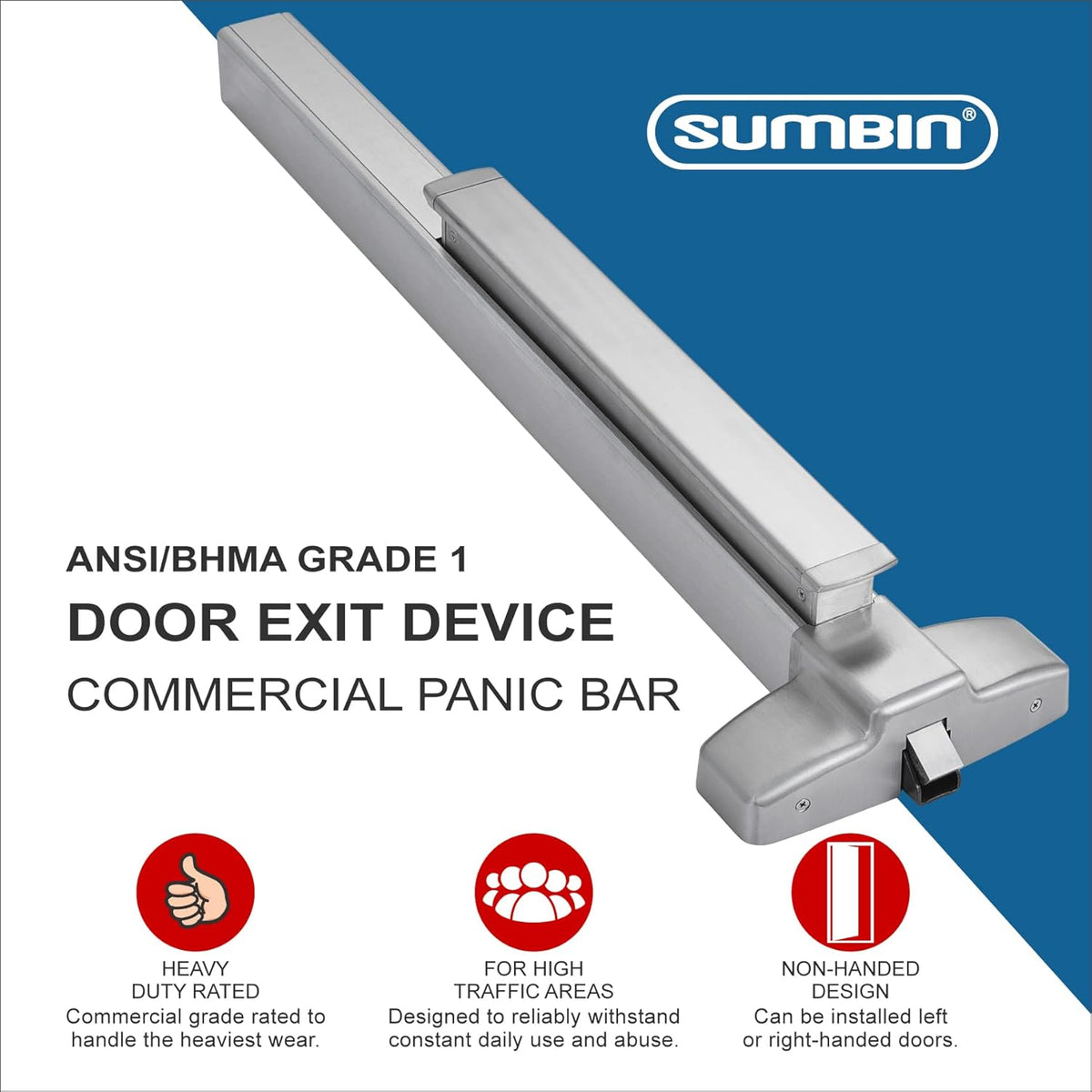 Stainless Steel Push Panic Bar and Panic Exit Device Z5363