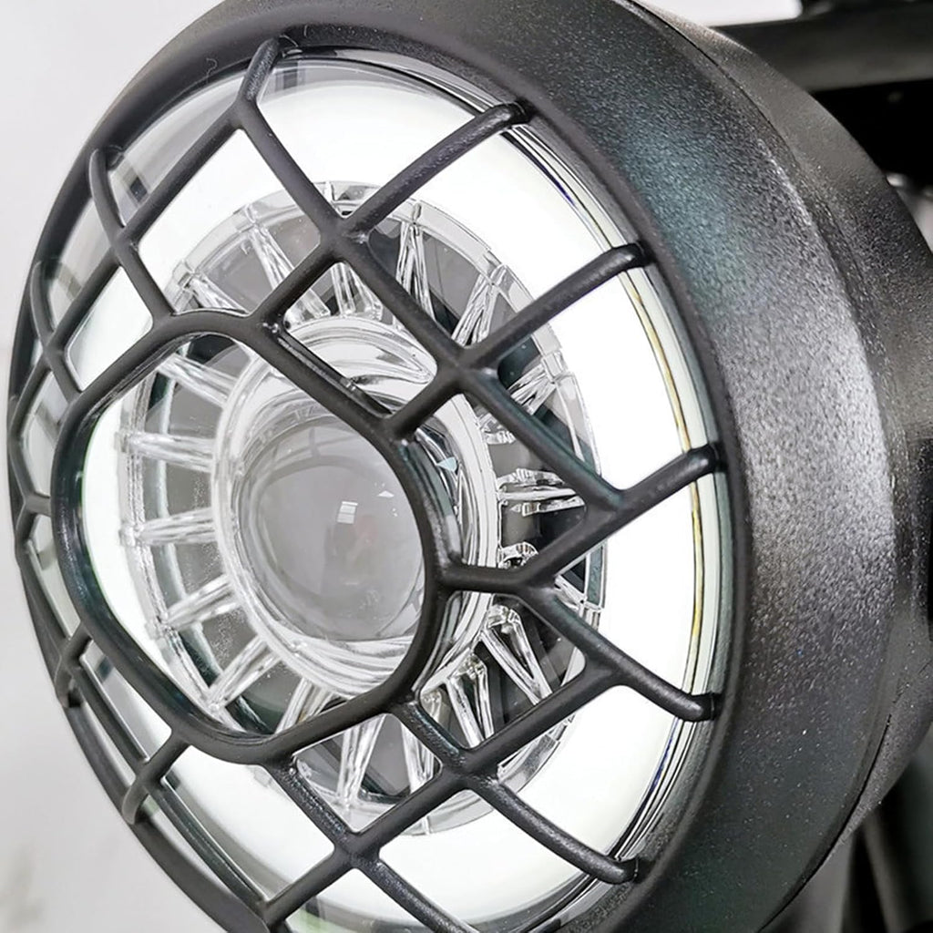 Retro 3 Pins Connector LED 24V 36V 48V 52V Waterproof Front Bike Head Light T6382
