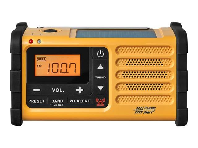 Yellow Portable Stereo Radio B662