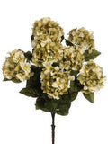 12 Pieces Two Tone Green Hydrangea Bush Z775