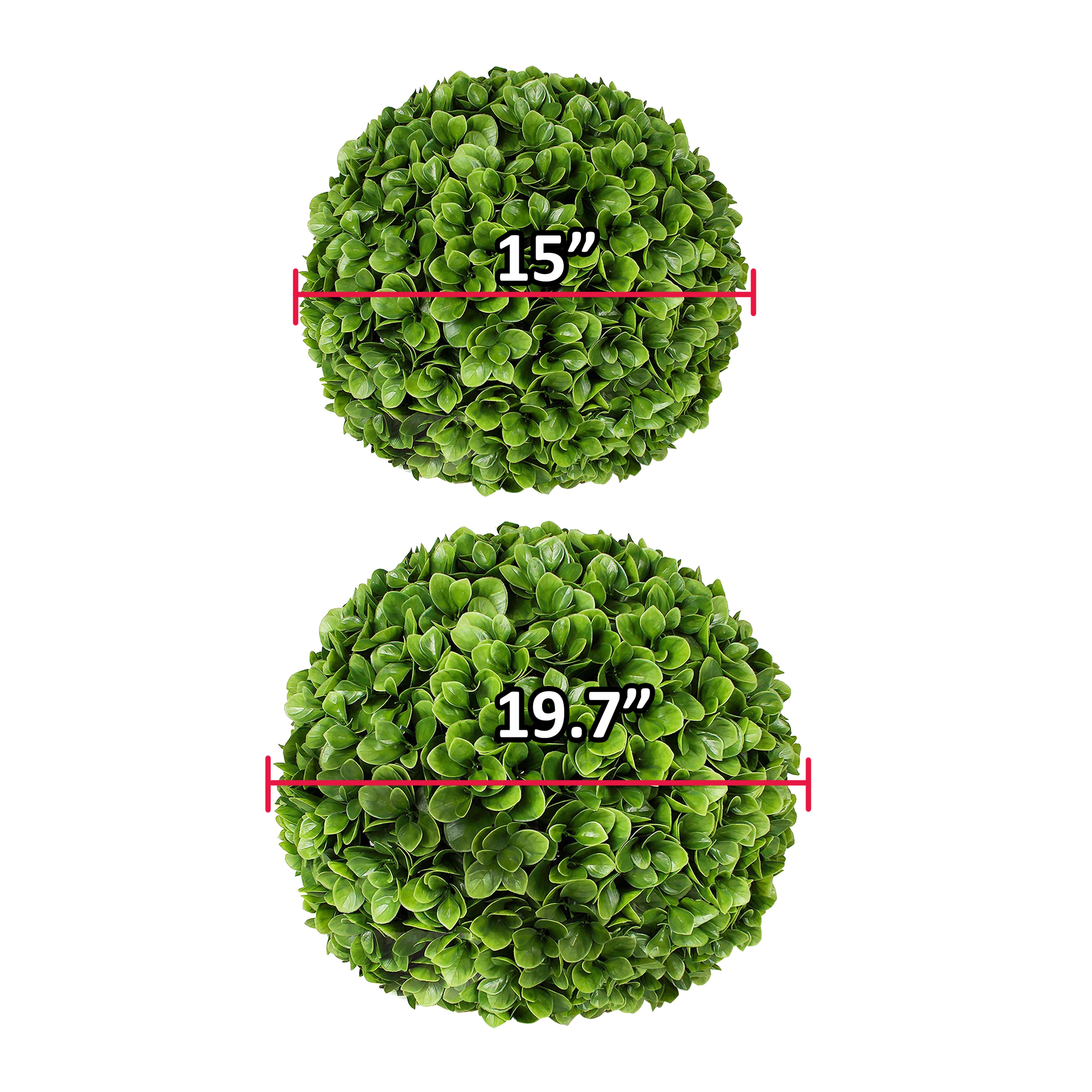 15'' Artificial Topiary Ball S548163
