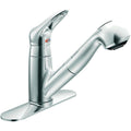 Single Handle Low Arc Pullout Kitchen Faucet P593