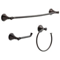 3-Piece Bath Hardware Set in Venetian Bronze C7925